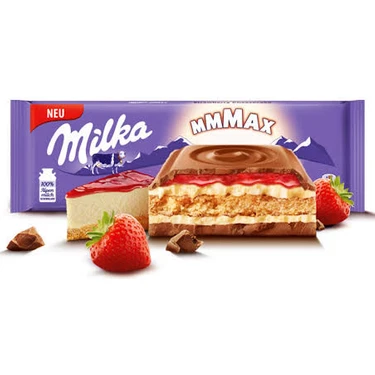 Milka Mmmax 300 gr Çilekli Cheesecake Dolgulu