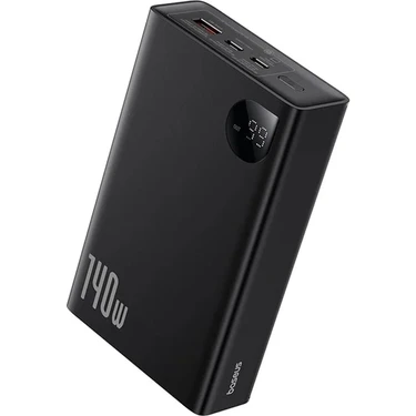 Baseus Adaman Overseas Edition 24.000 mAh 140W Powerbank Siyah Dijital Gösterge ile Yüksek