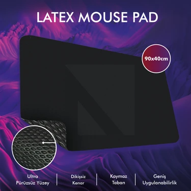 Active Team MP05 - 90x40 2xLarge Siyah Gaming Mousepad | Kaymaz Taban, Oyuncu