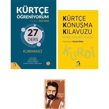 Dara Yayınları Kürtçe Öğrenme Seti - Kürtçe Öğreniyorum - Kürtçe Konuşma Klavuzu - Birinci