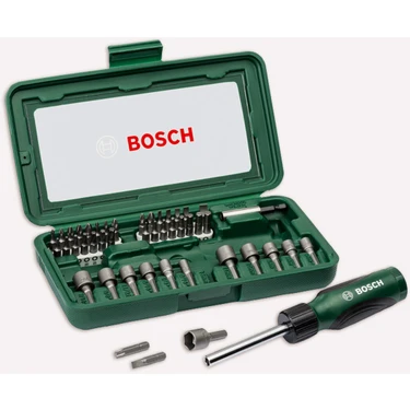 Bosch 46 Parça Cırcırlı Tornavida