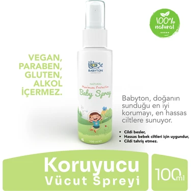 Babyton Organik ve Doğal Vücut Koruyucu