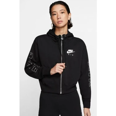 Nike Air Sportswear Fleece Cropped Loose Fit Full Zip Hoodie Fiyat