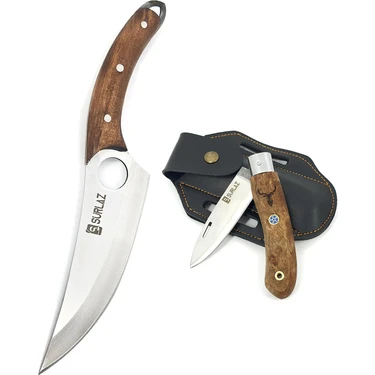 SürLaz Kamp Bıçağı Outdoor Bıçak Çakı  Kılıf Hediyeli Outdoor Bıçak