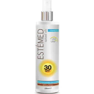 Estemed Koruyucu Bronzlaştırıcı Güneş Spreyi & Protective Bronzing Sun Spray 30SPF