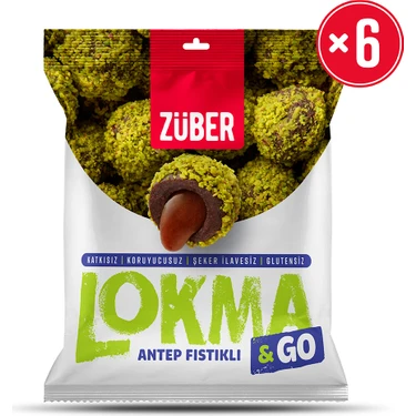 Züber Lokma & Go Antep Fıstıklı 32 G x 6