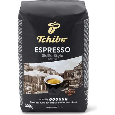 Tchibo Espresso Sicilia Style 500 g Çekirdek Kahve Almanya Menşeli Yoğun