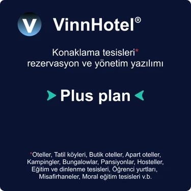 VinnHotel Plus Plan-Profesyonel Otel Yönetim