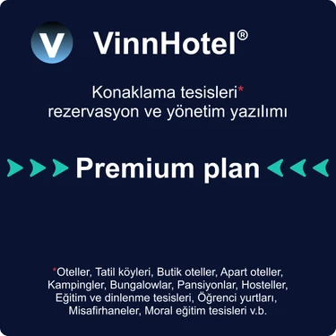 VinnHotel Premium Plan-Profesyonel Otel Yönetim