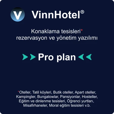 VinnHotel Pro Plan-Profesyonel Otel Yönetim