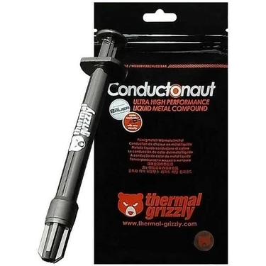 Thermal Grizzly Conductonaut Likit Metal 1Gr 73W Yüksek Performanslı Termal