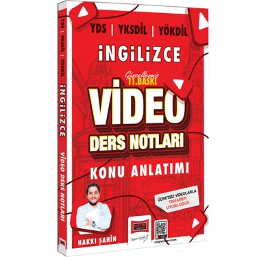 Yargı Yayınevi 2024 YDS YÖKDİL YKSDİL İngilizce Video Ders