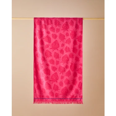 English Home Sweet Strawberry Pamuklu Plaj Havlusu 70X140 cm