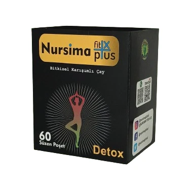 Nursima Fit x Plus 60 Süzen Poşetli Detox Çayı Organik ve Fiyatı