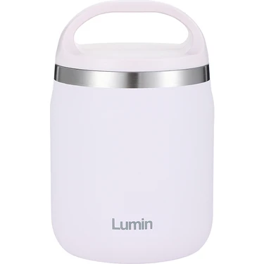 Lumin Flask Lumin Thermo 0,60 Litre Paslanmaz Çelik Vakumlu Yalıtımlı Yemek Termosu 12 Saat Sıcak,