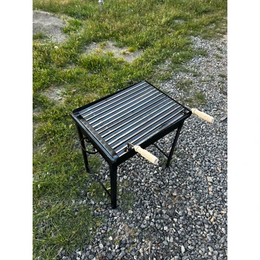 İklim 40X50 Özel Imalat ,demir Mangal Izgara,seyyar Portatif Ayak 55 cm