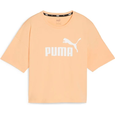 Puma Ess Cropped Logo Tee Somon Kadın Kısa Kol