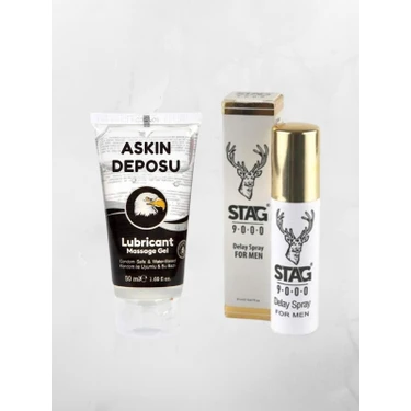 Aşkın Deposu Kayganlaştırıcı Jel 50 ml + Stag