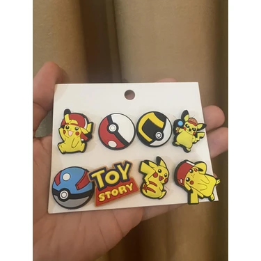 Herşey Nota Pikachu Pokemon Jibbitz Terlik Süsü Crocs Fiyatı
