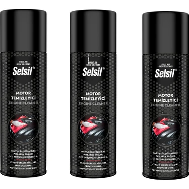 Selsil Motor Temizleme Sprey 500 ml 3