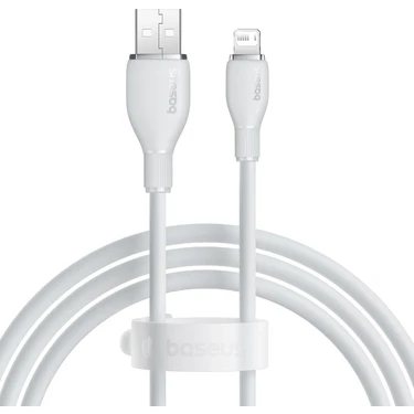 Baseus Pudding Serisi İPhone 14 13 12 11 x 7 8 Serileriyle Uyumlu Usb to Lightning 2.4 Amper Hızlı