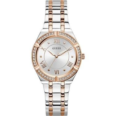 Guess GUGW0033L9 Kadın Kol Saati Metalik Gri 3 ATM Suya Dayanıklı Çelik Kasa Rose Gold
