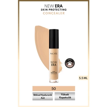 New Era Skin Protecting Concealer Nemli Bitişli Göz Altı Kapatıcısı - 50 Medium