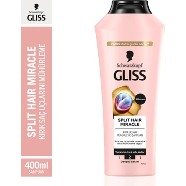 Schwarzkopf Gliss Split Hair Miracle Kırık Uçları Mühürleyen Şampuan 400