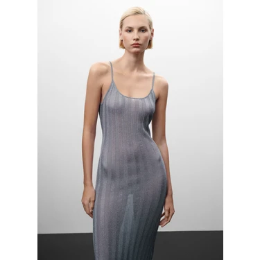 Mango  Açık Sırtlı Lurex