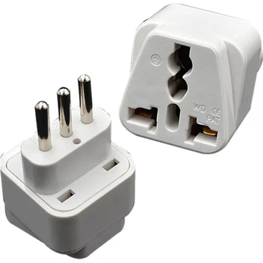 Deste Elektronik Deste Elektronik 3 Pinli Fiş Adaptör Üniversal Italya Fiş Çevirici Italya Priz