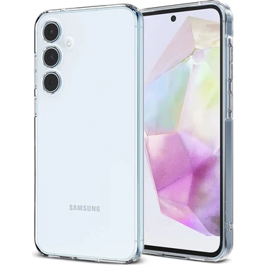 CepStok Samsung Galaxy A35 Kılıf Şeffaf Kamera Korumalı Esnek Yumuşak