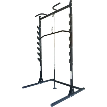 Sheeper SS-5000 Squat Rack - Lat Pulldown - Barfiks - Pull Up - Bench Press Halter
