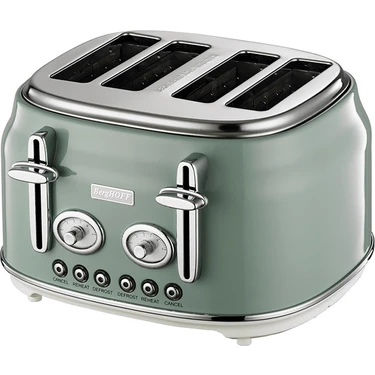 Berghoff Gem Retro Mint Yeşil Dört Dilim Ekmek Kızartma