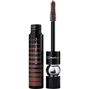 Macstack Chestnut Stack Kahverengi Maskara Mega Fırça 12ml - Kıvırma, Uzunluk ve Hacim