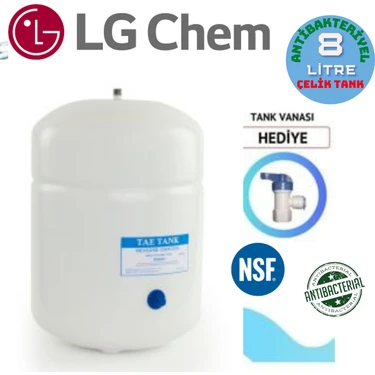 LG CHEM Aqua Deutsche 8 Litre (2.2 Galon) Çelik Su Arıtma Cihazı