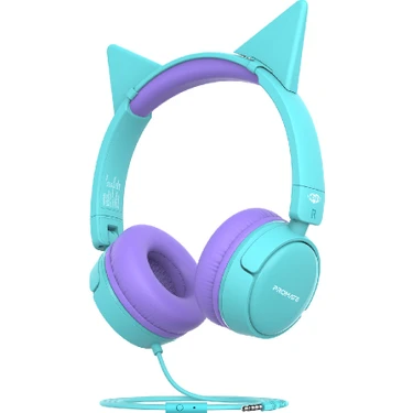 Promate Jewel Hd Stereo Kidsafe Çocuk Kulak Üstü Kablolu Kulaklık