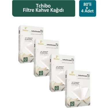 Tchibo Filtre Kahve  Kağıdı 80 Li x 4