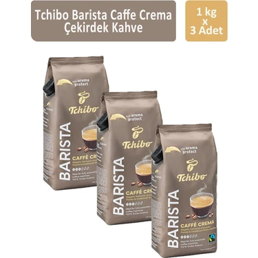 Tchibo Barista Caffè Crema Çekirdek Kahve 1000 gr x 3