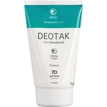 Deotak Fresh Mentol Krem Deodorant 35