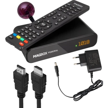 Magbox Mag Shopzum Box Federal Mini Hd + Scart Tkgsli Shopzum Uydu