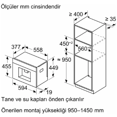 Siemens CT718L1W0 IQ700 Ankastre Tam Otomatik Kahve Makinesi Fiyatı