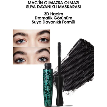 MAC Siyah Maskara - In Extreme Dimension Waterproof Mascara Dimensional Black 13 g