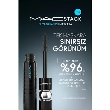 M·a·cstack Waterproof Suya Dayanıklı Maskara - Black Stack - 12ml -