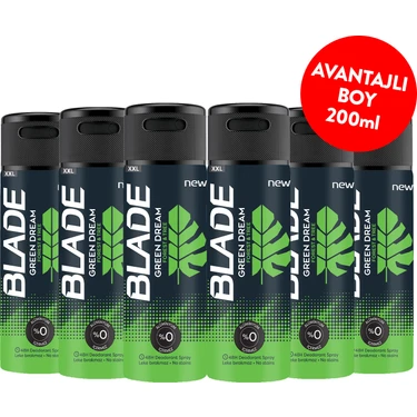 Blade Green Dream Erkek Deodorant 6 x 200