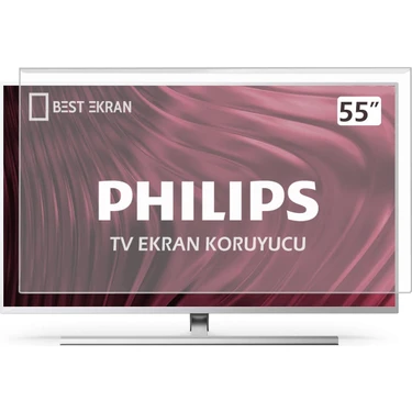 Best Ekran  Philips 55PUS8909 Tv Ekran Koruyucu - Philips 55" Inç 139 cm OLED 4K