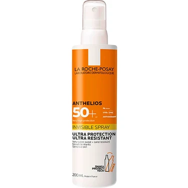 La Roche-Posay SPF 50+ Yağsız ve Görünmez Güneş Koruyucu Sprey 200 ml – Hassas Ciltler İçin Geniş