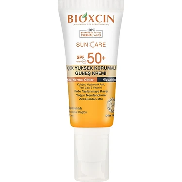 Bioxcin Spf 50+ Güneş Kremi 50 ml Kuru ve Normal