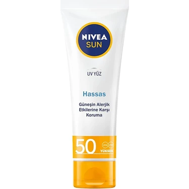 Nivea Sun Hassas Yüz Güneş Kremi 50