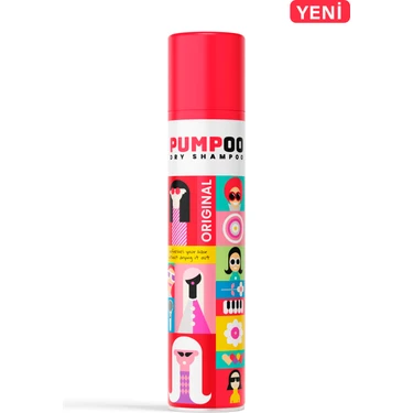 Pumpoo Kuru Şampuan 200 ml – Orijinal Formül, Saçları Anında Canlandıran ve Doğal Hacim Kazandıran
