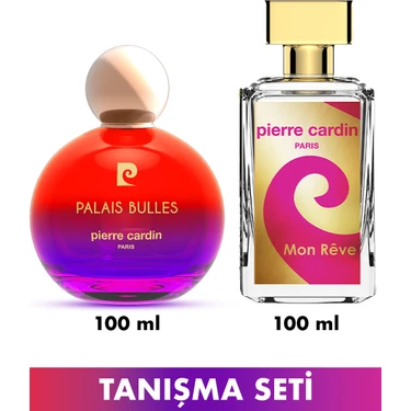 Pierre Cardin Palais Bulles Edp & Mon Reve Edt 100 Ml Kadın Parfüm Seti